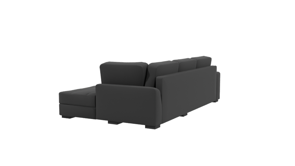 Contemporary Sectional Sofa 3D Model - Professional 3D Model Render 3