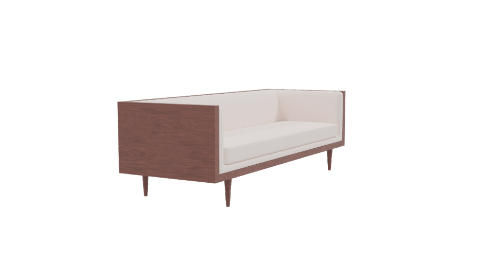 Stylish Modern Sofa 3D Model - Professional 3D Model Render 9