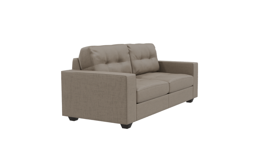 Stylish Modern Fabric Sofa 3D Model - Professional 3D Model Render 9