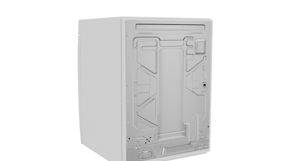 Realistic Clothes Dryer 3D Model - Professional 3D Model Render 4