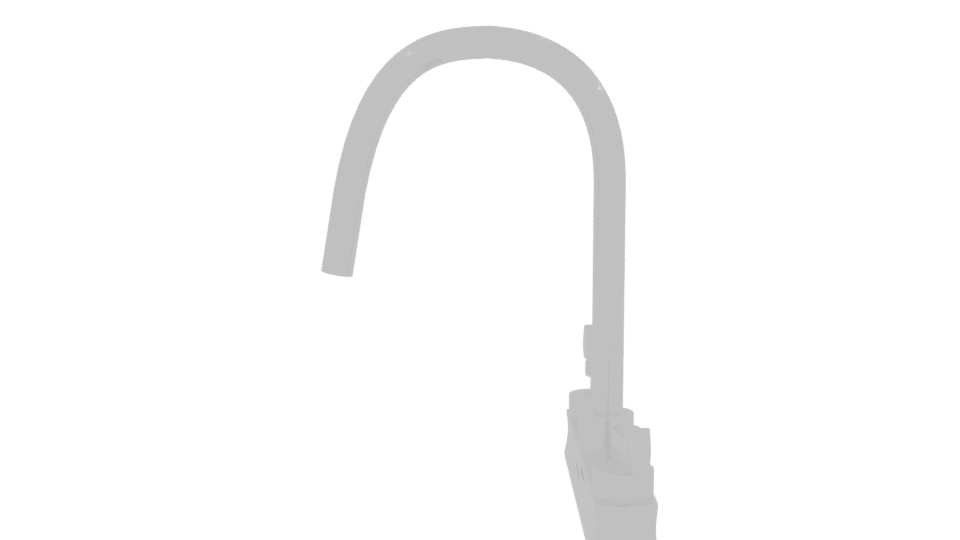 Stylish Kitchen Faucet Model - Professional 3D Model Render 2