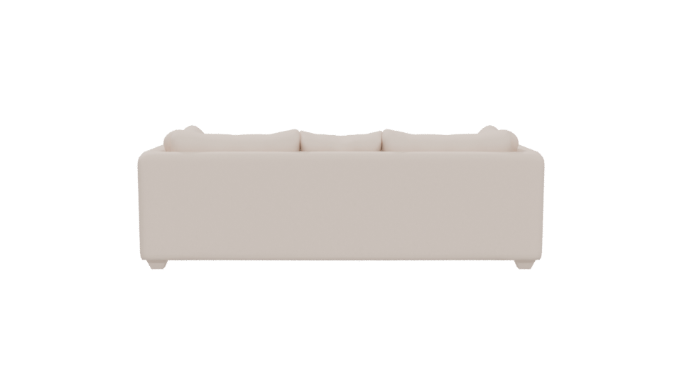 Elegant Modern Fabric Sofa 3D Model - Professional 3D Model Render 5