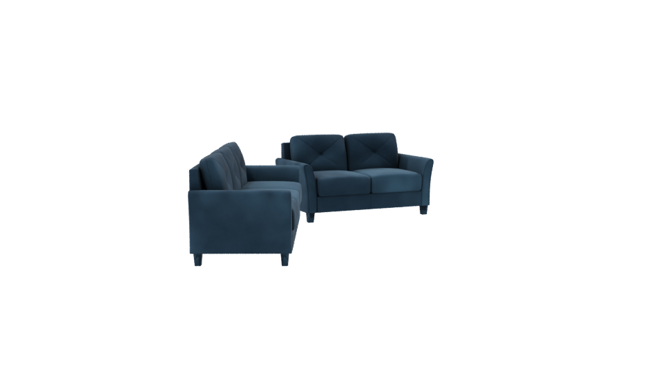 Stylish Modern Sofa Set 3D - Professional 3D Model Render 8