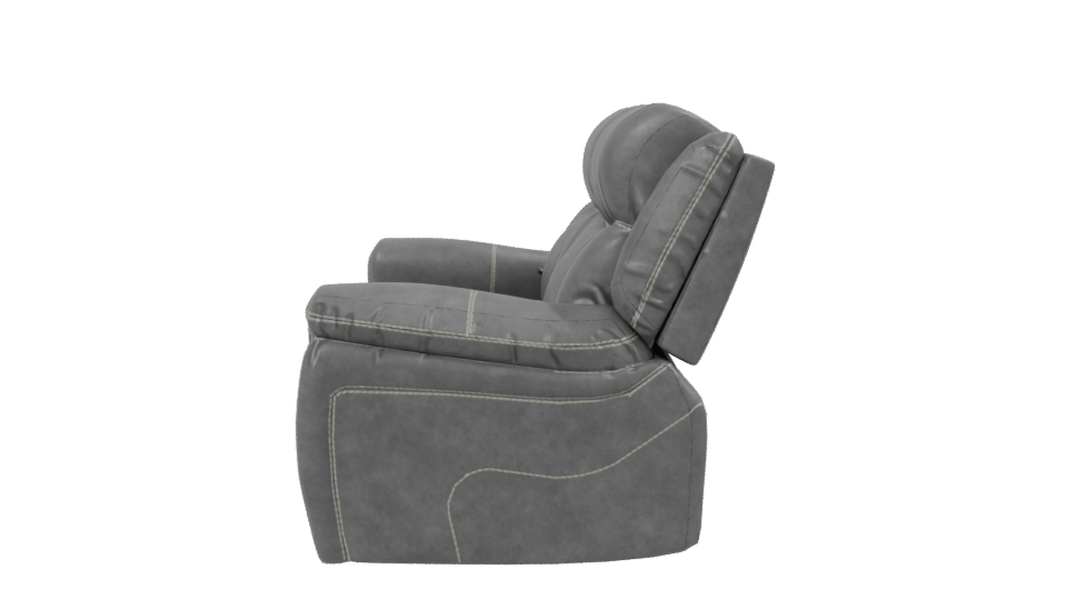 Stylish Modern Recliner Sofa 3D Model - Professional 3D Model Render 2