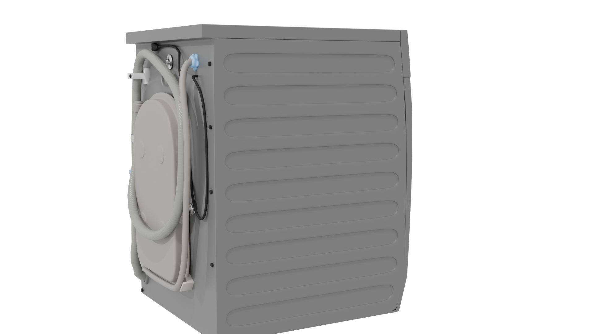Sleek Front-Loading Washer Model - Professional 3D Model Render 7