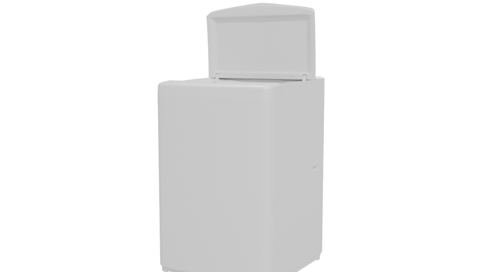 Top Load Washing Machine Model - Professional 3D Model Render 12