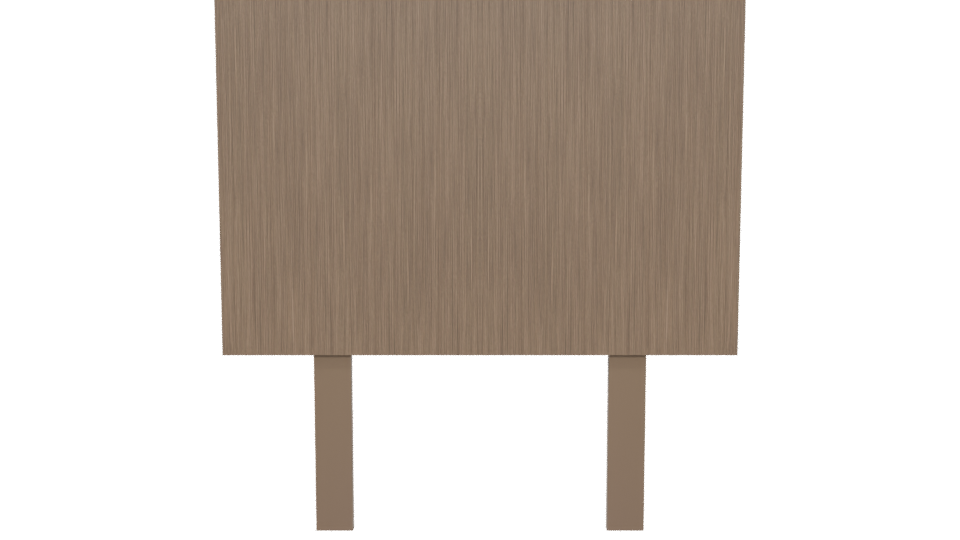 Budapest Gray Headboard 3D Model - Professional 3D Model Render 5