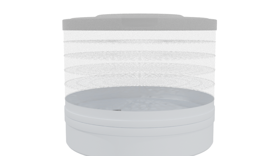 Compact Food Dehydrator 3D Model - Professional 3D Model Render 4
