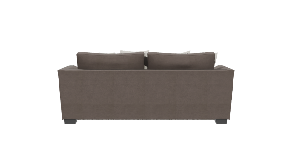 Stylish Sofa with Decorative Cushions - Professional 3D Model Render 5
