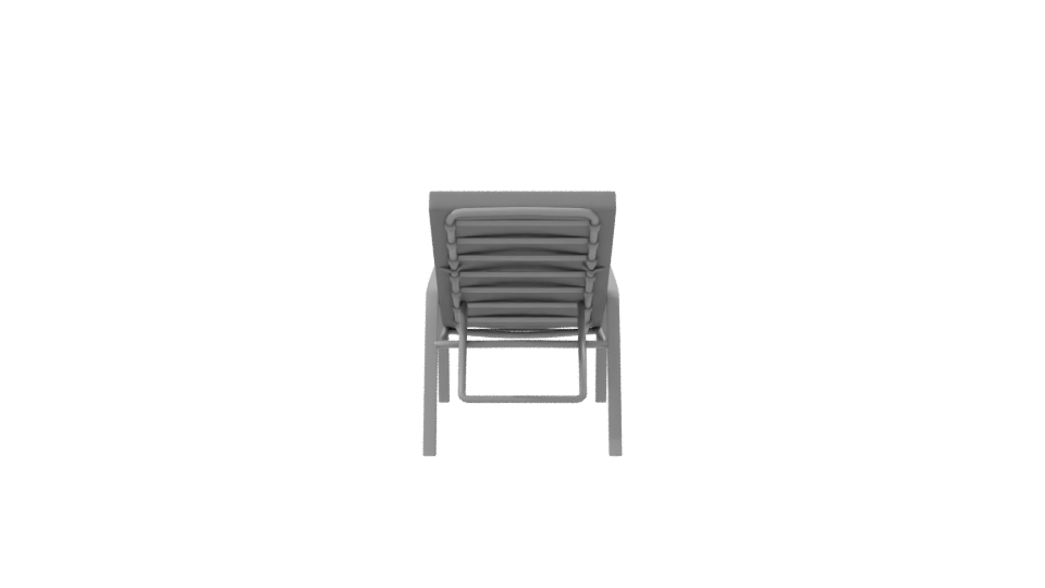 Stylish Outdoor Lounge Chair 3D - Professional 3D Model Render 8