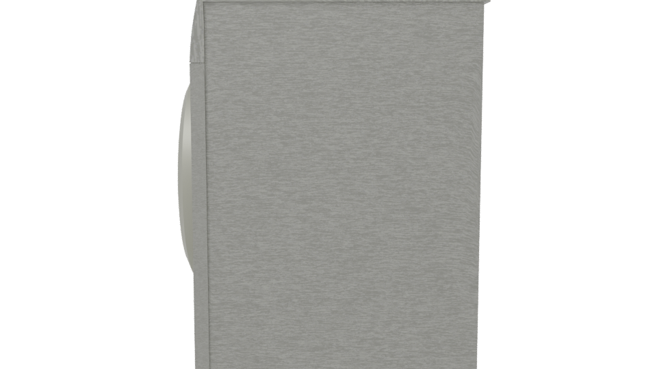 Front Load Washing Machine 3D - Professional 3D Model Render 2