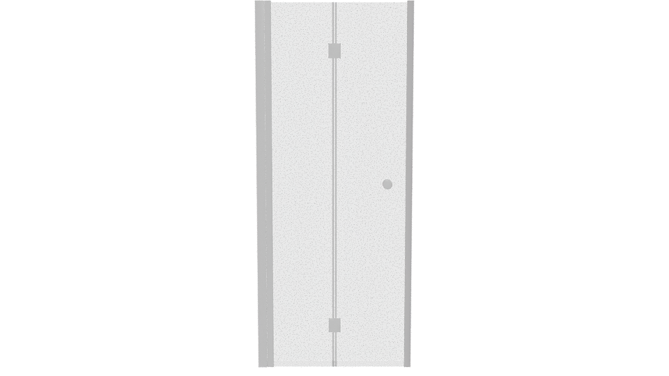 Glass Folding Shower Door 3D - Professional 3D Model Render 11
