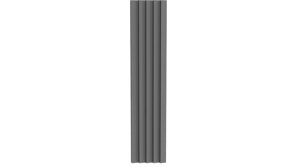 HIERRO 3D Model Vertical Rods - Professional 3D Model Render 5