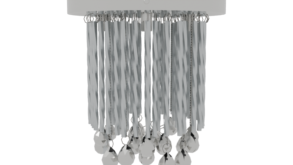 Stylish Modern Chandelier 3D - Professional 3D Model Render 8