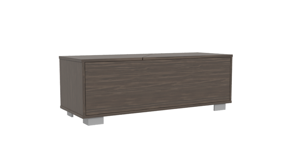 Stylish Modern Media Console 3D - Professional 3D Model Render 4