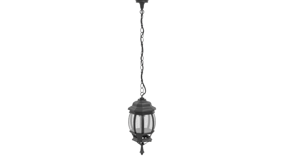 Elegant Hanging Lantern 3D Model - Professional 3D Model Render 4