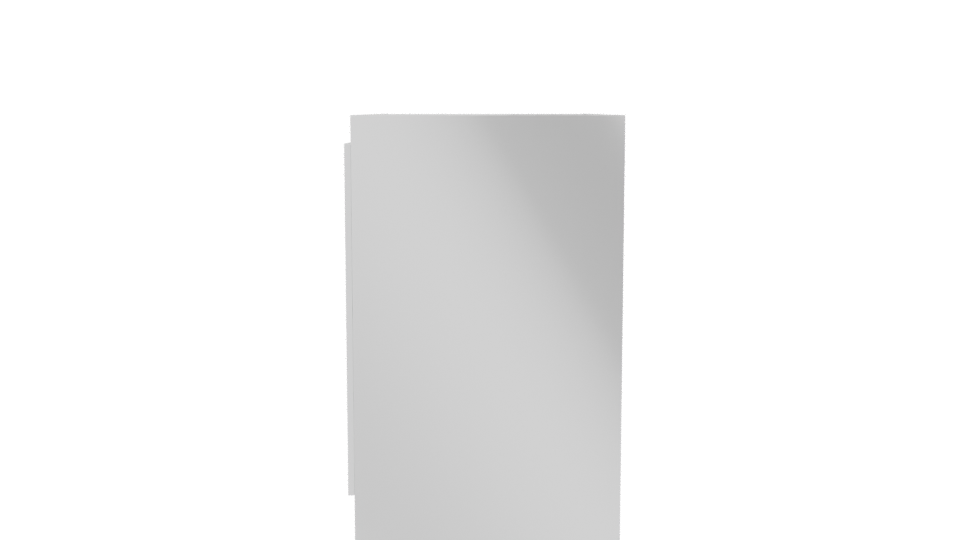 Stylish Utility Sink Cabinet Model - Professional 3D Model Render 2