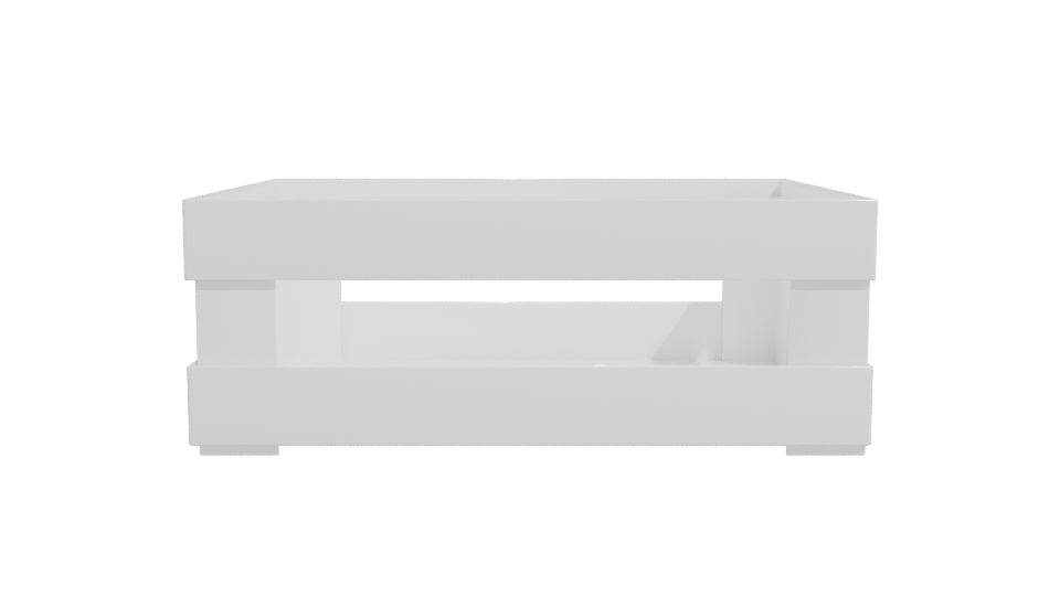 Stylish Wooden Crate Model - Professional 3D Model Render 11