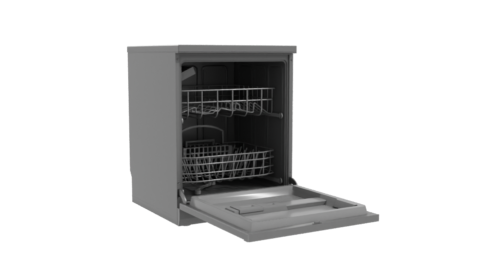 Realistic Dishwasher 3D Model - Professional 3D Model Render 10