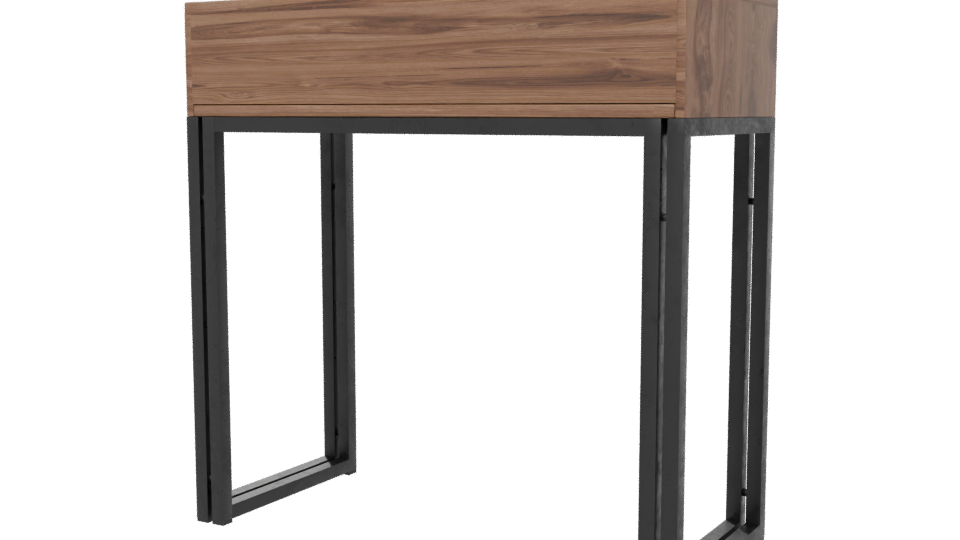 Stylish Industrial Console Table 3D Model - Professional 3D Model Render 6