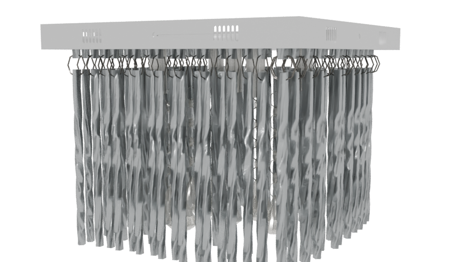 Modern Minimalist Shower Fixture - Professional 3D Model Render 6