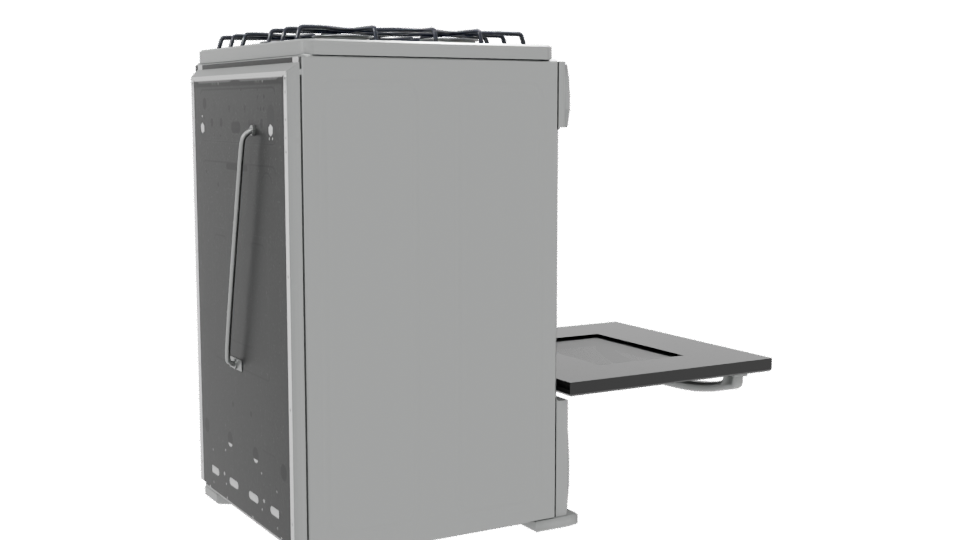 Gas Range Oven 3D Model - Professional 3D Model Render 7