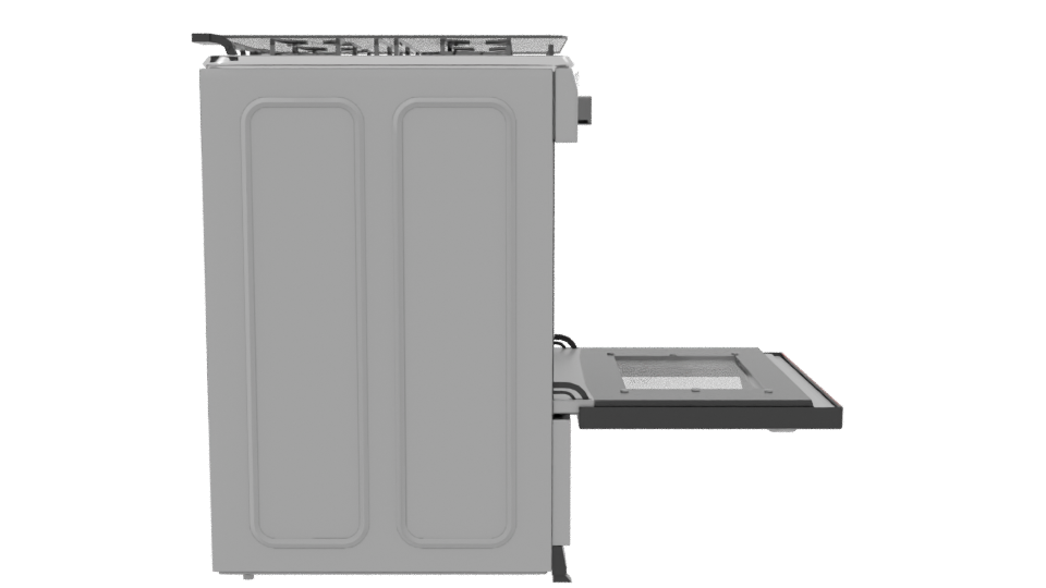 Stylish Gas Oven 3D Model - Professional 3D Model Render 8