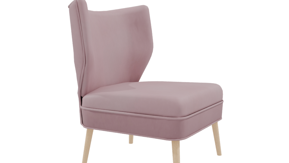 Stylish Modern Accent Chair 3D - Professional 3D Model Render 9