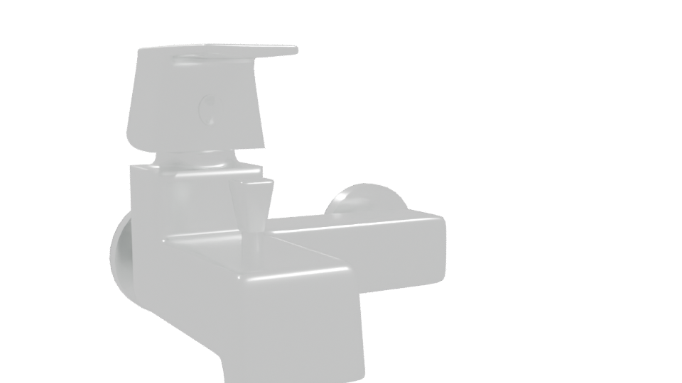 Modern Shower Tub Faucet 3D - Professional 3D Model Render 10
