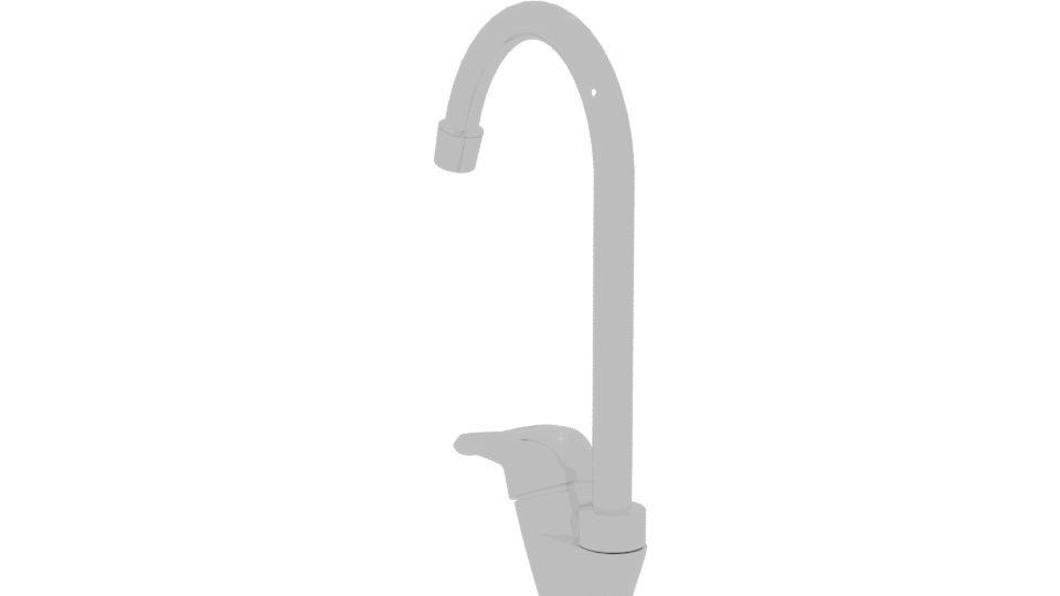 Stylish Kitchen Faucet 3D Model - Professional 3D Model Render 7