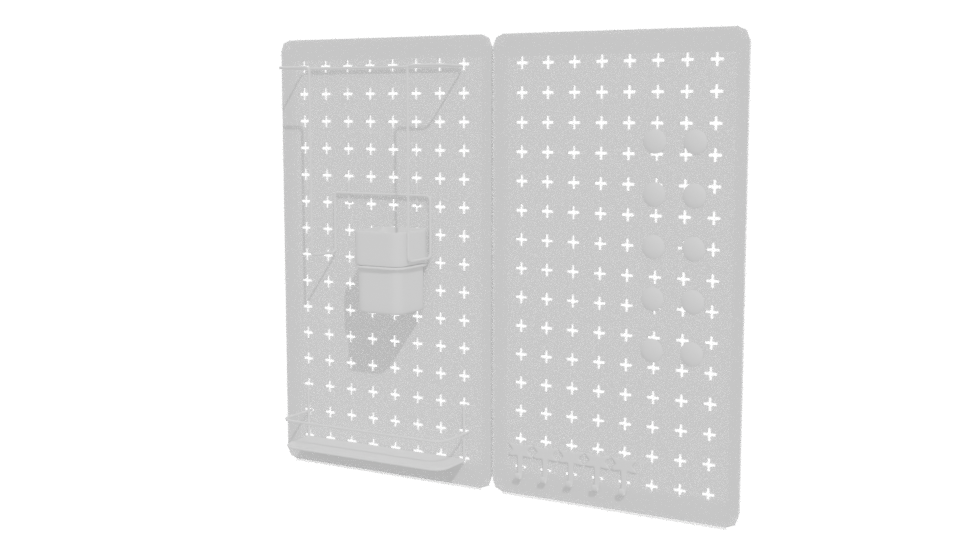 Stylized Low-Poly Door Model - Professional 3D Model Render 12