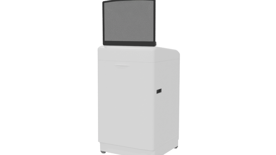 Modern Household Washing Machine 3D - Professional 3D Model Render 6