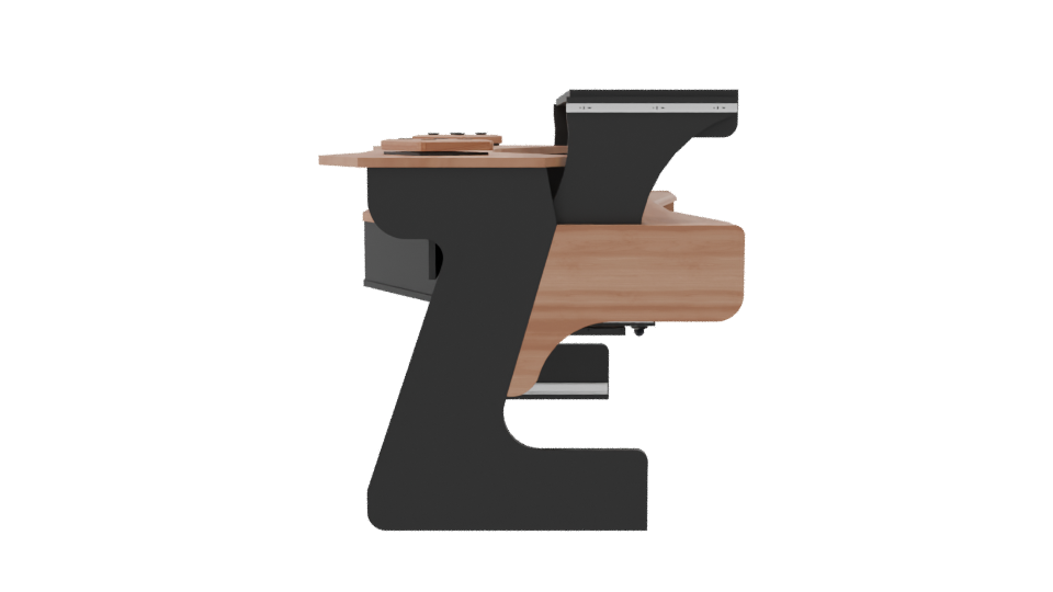 Miza X2 Flex Modern Desk 3D - Professional 3D Model Render 8