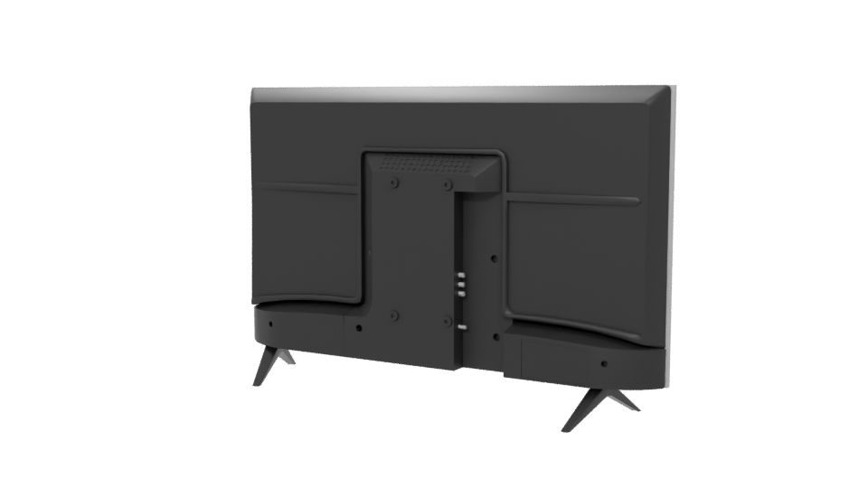 Sleek Modern LED TV Model - Professional 3D Model Render 6