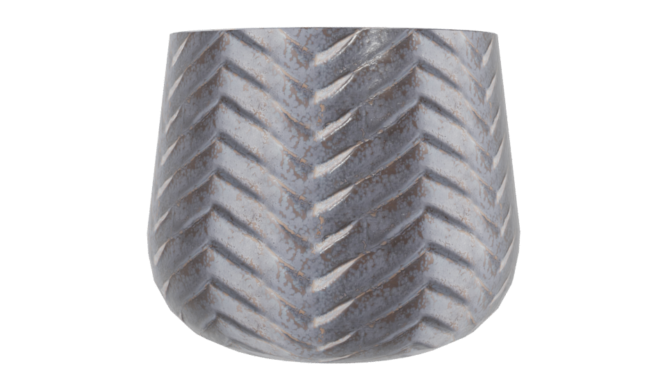 Textured Ceramic Planter Model - Professional 3D Model Render 4