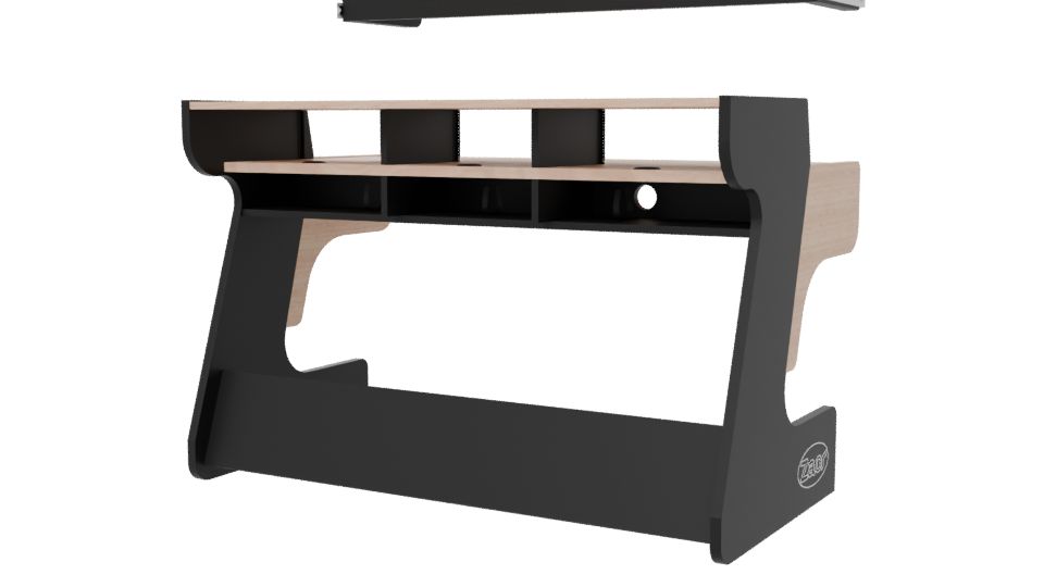 MZ-88-FLX T Desk Model 3D - Professional 3D Model Render 6