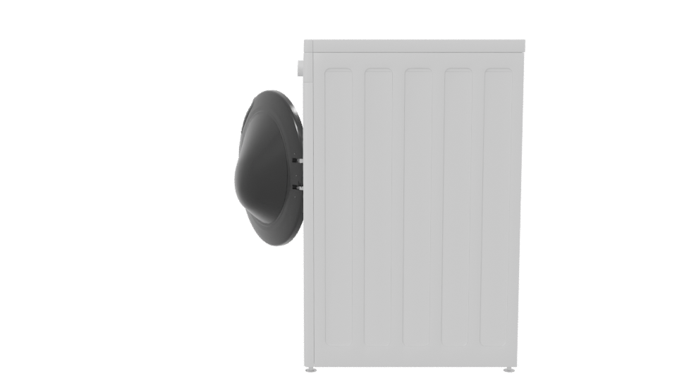 Realistic Household Washing Machine 3D - Professional 3D Model Render 2