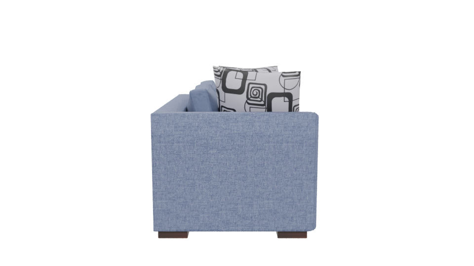 Stylish Fabric Sofa Model 3D - Professional 3D Model Render 5