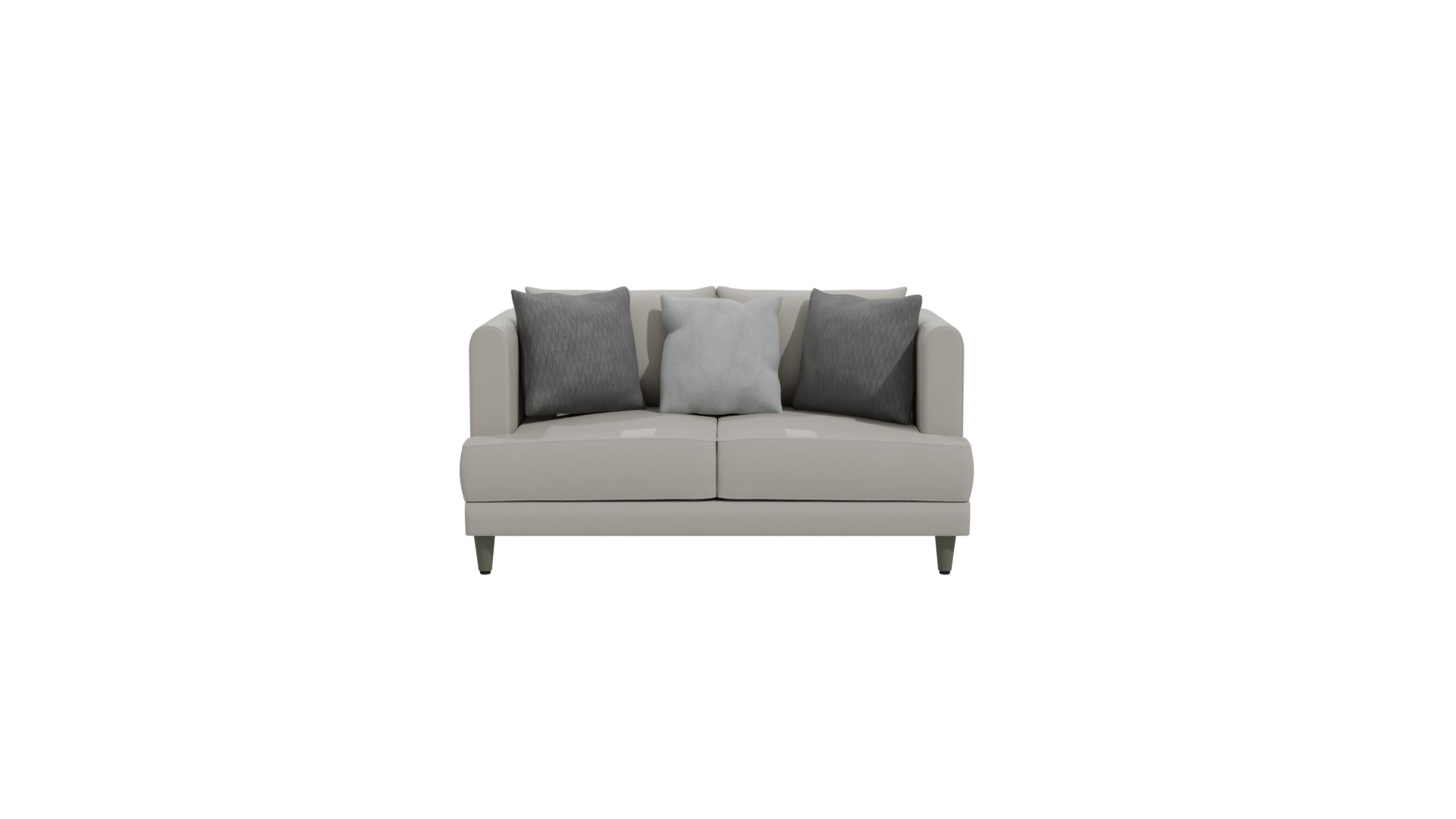 Contemporary Sofa with Cushions - Professional 3D Model Render 11