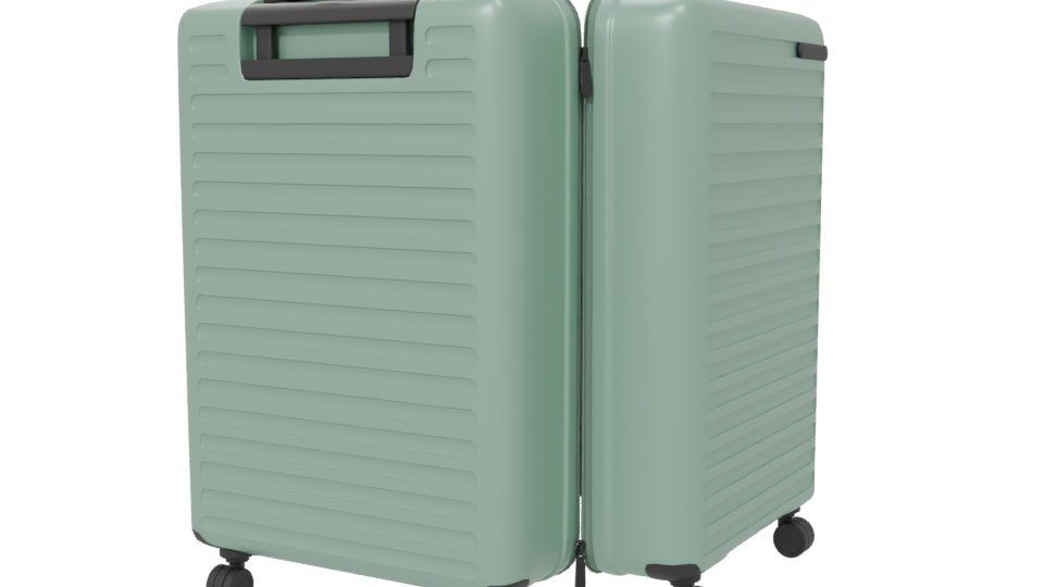 Stylish Hard-shell Luggage 3D Model - Professional 3D Model Render 6