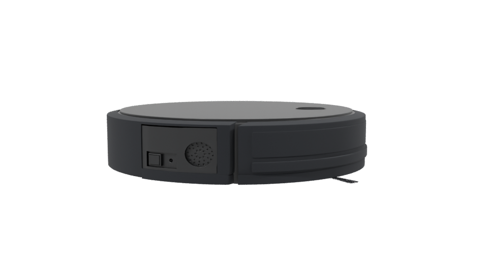 Sleek Robotic Vacuum Model 3D - Professional 3D Model Render 2