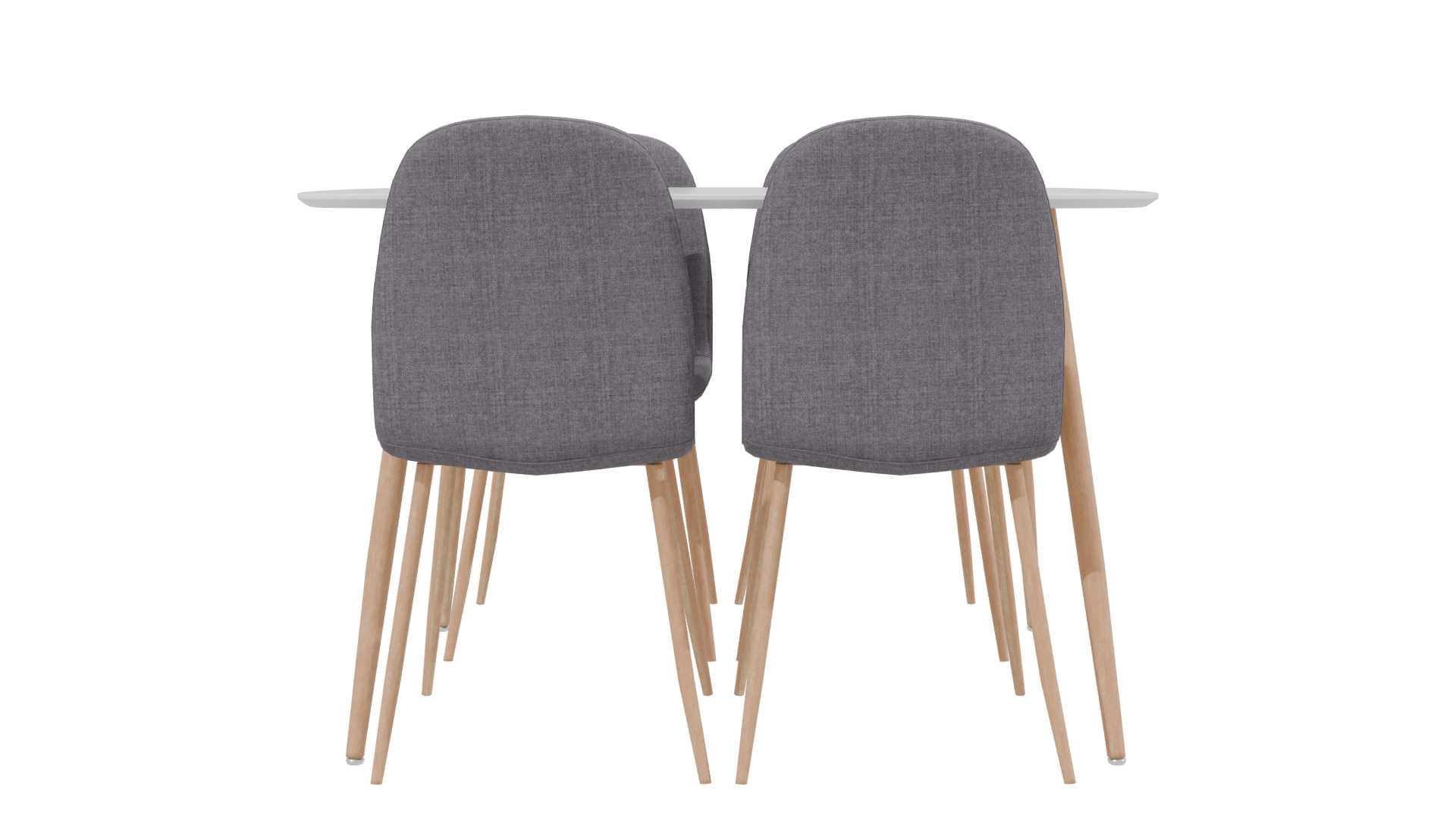 Modern Dining Table 3D Model - Professional 3D Model Render 2