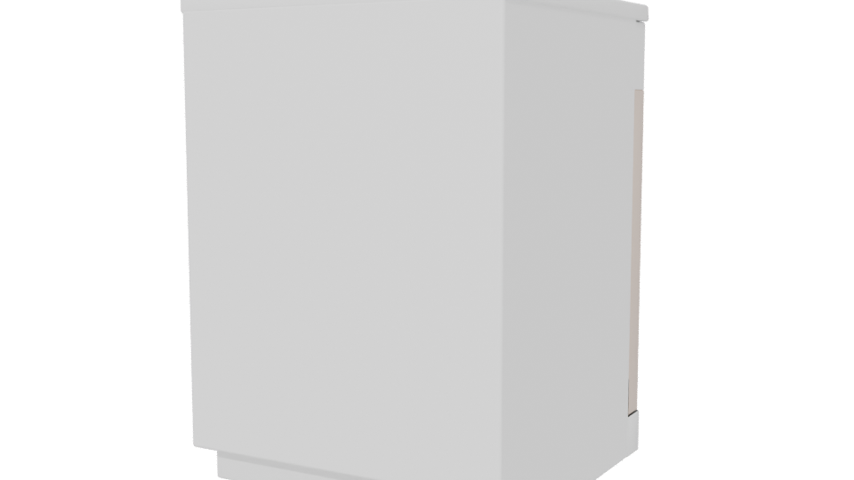 Compact Modern Dishwasher 3D - Professional 3D Model Render 6