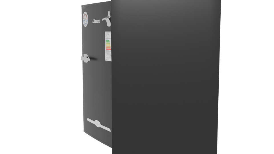 Minimalist Home Refrigerator 3D Model - Professional 3D Model Render 5