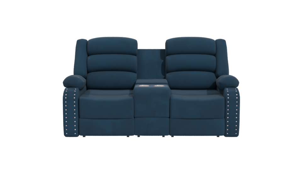 Stylish Reclining Sofa Model - Professional 3D Model Render 11