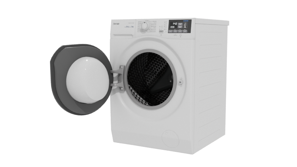 Stylish Household Dryer Model 3D - Professional 3D Model Render 12
