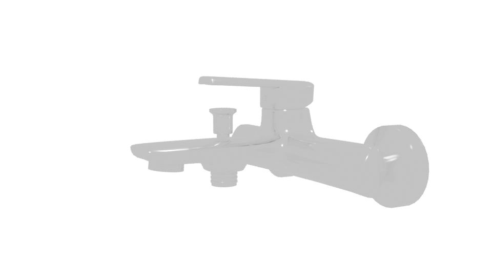 Stylish Modern Faucet 3D Model - Professional 3D Model Render 13