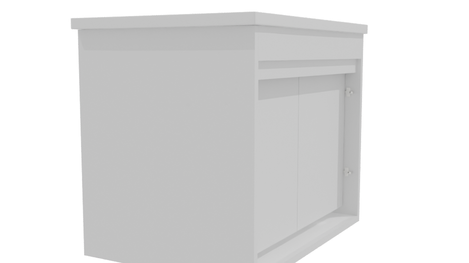 Stylish Modern Storage Box - Professional 3D Model Render 9
