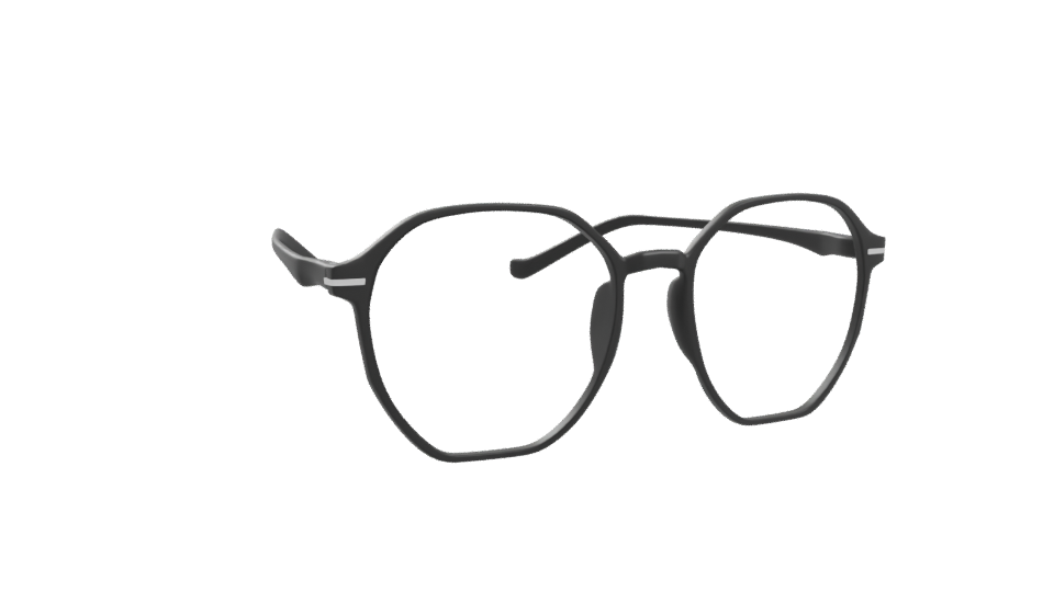 Stylish Modern Glasses 3D Model - Professional 3D Model Render 10