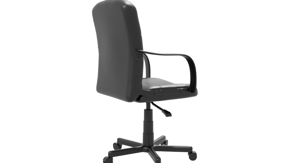 Stylish Modern Office Chair 3D - Professional 3D Model Render 7